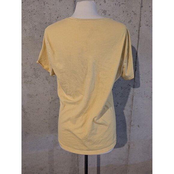 Life Is Good XL Yellow T-Shirt Happiness Is Homemade Graphic - Picture 2 of 4